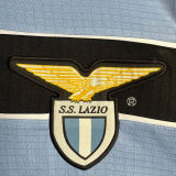 1998/1999 Lazio Home Retro Long Sleeve Soccer Jersey
