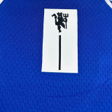 2007/08 M Utd Blue GK Retro Soccer Jersey