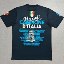 2025 Napoli Champions Edition Black Jersey