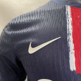 CHAMPIONS OF EUROPE 25 ICIC'EST PARIS PSG  Home Blue Player Version Soccer Jersey 2024/25 带星球员版★★