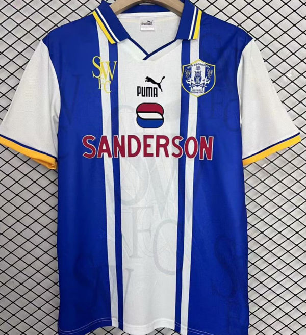 1997 Sheffield Wednesday Home Retro Soccer Jersey