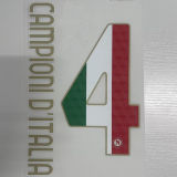 CAMPIONI D'ITALIA #4 Champion Font  那不~4字冠 (You can buy it Or tell me to print it on the Jersey )