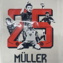 Müller #25 Commemorative Edition Font  (You can buy it Or tell me to print it on the Jersey )