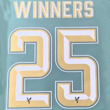 WINNERS #25 Gold Font Crystal Palace 水晶官冠军字体 (You can buy it Or tell me to print it on the Jersey )