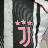 2025/26 JUV Home Player Version Long Sleeve Soccer Jersey