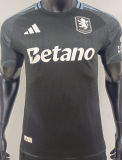 2025/26 Aston Villa Away Black Player Version Soccer Jersey
