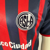 2013/14 San Lorenzo Home Retro Soccer Jersey