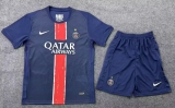 CHAMPIONS OF EUROPE 25 ICIC'EST PARIS PSG  Home Kids Soccer Jersey 2024/25 (带星）