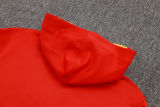2025/26 Eagles Red Hoody Zipper Jacket Tracksuit
