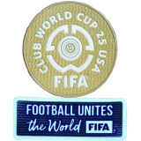 FIFA CLUB WORLD CUP 25 USA+FOOTBALL UNITES the World 世俱杯章 +蓝色公平条 You can buy it alone OR tell us which jersey to print it on