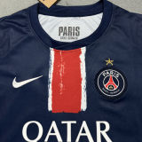 2024/25 PSG Home Blue Champion Style Women Soccer Jersey 女（Embroidery Champion Star） 刺绣的前塔星