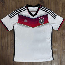 2014 Germany Home White Retro Fans Soccer Jersey  3 Start 三星