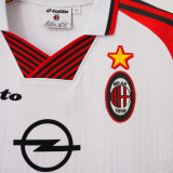 1997/98 AC Milan White Copa Edition Retro Soccer Jersey