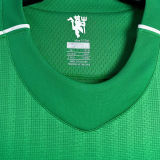 2007/08 M Utd Green GK Retro Soccer Jersey