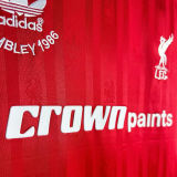 1986/1987 LFC Home Red Retro Soccer Jersey