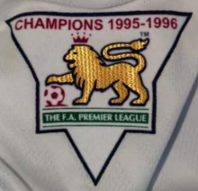 1995-1996 THE F.A.PREMIER LEAGUE Flocking Patch  Two Pieces 植绒 旧款英超章 一套2个  (You can buy it alone OR tell us which jersey to print it on. )