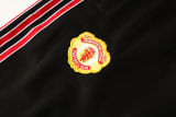 2025/26 M Utd Black Jacket Tracksuit