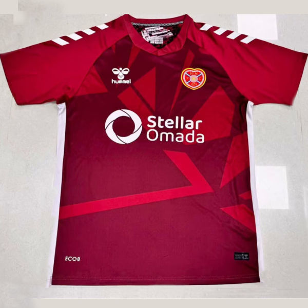 2025/26 Hearts Home Red Fans Jersey 哈茨