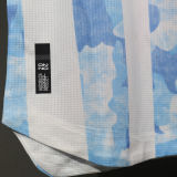 2021 Argentina Home Player Version Retro Soccer Jersey