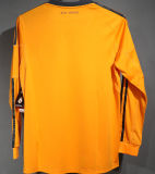 2013/14 RM Thrid Orange Retro Player Version Long Sleeve Soccer Jersey  球员版