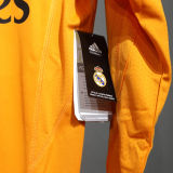 2013/14 RM Thrid Orange Retro Player Version Long Sleeve Soccer Jersey  球员版