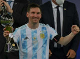 2021 Argentina Home Player Version Retro Soccer Jersey