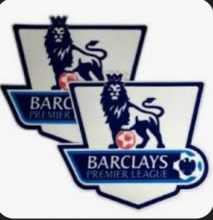 2007/13 THE BARCLAYS PREMIER LEAGUE Flocking Patch  Two Pieces 植绒 旧款英超章 一套2个  (You can buy it alone OR tell us which jersey to print it on. )