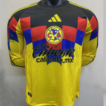 2025/26 Club America Home Player Version Long Sleeve Soccer Jersey 长袖