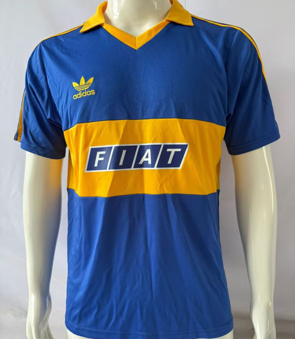 1990/1991 Boca Away White Retro Soccer Jersey