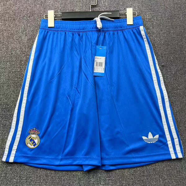 2025/26 RM Third Blue Fans Shorts Pants