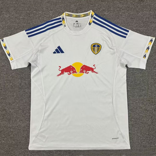 2025/26 Leeds United Home White Fans Soccer Jersey