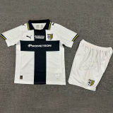 2025/26 Parma Home White Kids Soccer Jersey