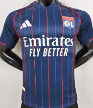 2025/26 Lyon Away Player Version Soccer Jersey