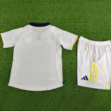 2024/25 Al Nassr 4TH White  Player Version Kids Soccer Jersey 球员版童装