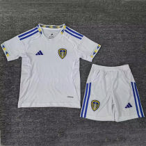 2025/26 Leeds United Home White Kids Soccer Jersey