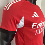 2025/26 Benfica Home Red Player Version Soccer Jersey