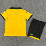 2025/26 Wolves Home Yellow Kids Soccer Jersey
