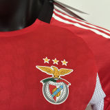 2025/26 Benfica Home Red Player Version Soccer Jersey