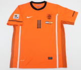 2010 Netherlands Home Orange Retro Jersey