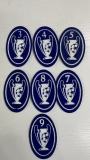 UEFA Champions Leaque Star Ball Arm Patch 2006-2008  欧冠球+3-9字杯  (You can buy it Or tell me the number and can print it on the Jersey )