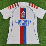 2025/26 Lyon Home White Player Version Soccer Jersey