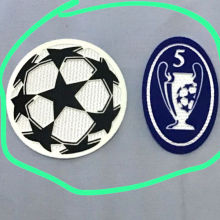 UEFA Champions Leaque Star Ball Arm Patch 2006-2008  欧冠球+3-9字杯  (You can buy it Or tell me the number and can print it on the Jersey )