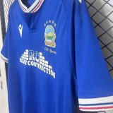 2025/26 Linfield F.C.140th Anniversary Home Blue Fans Soccer Jersey  林菲尔德