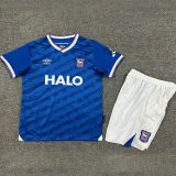 2025/26 Ipswich Town Home Blue Kid Soccer Jersey
