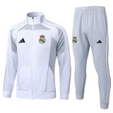 2025/26 RM Grey White Jacket Tracksuit