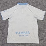 2025/26 Zaragoza Home White Fans Soccer Jersey