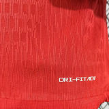 2025/26 Norway Home Red Player Version Soccer Jersey