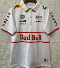 2025/26 Red Bull Racing F1 White Team POLO T-Shirt  有领