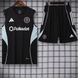 2025/26 Inter Miami Black Vest Training Jersey (A Set)