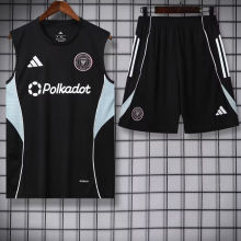2025/26 Inter Miami Black Vest Training Jersey (A Set)